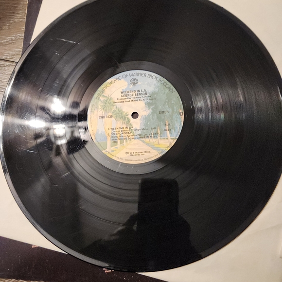 Vintage George Benson Weekend in LA Black Double Vinyl Warner Bros Record LP - Picture 8 of 15